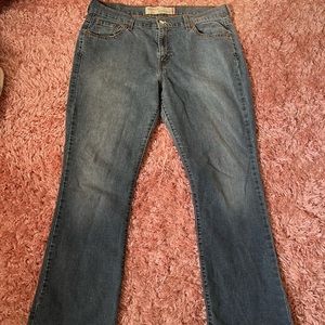 low rise levi’s bootcut jeans